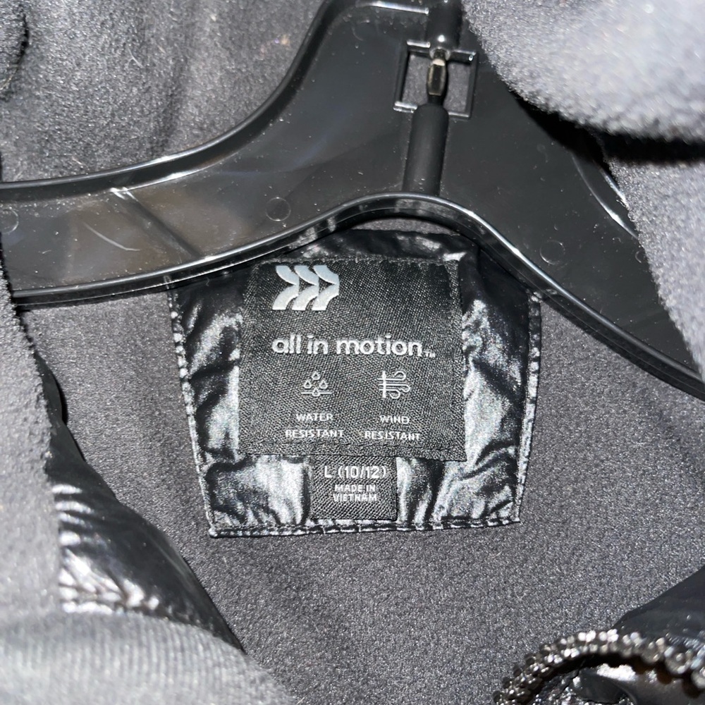 KIDS All in Motion Shiny Black Kids Puffer Jacket Size large GIRLS 11/12 - Picture 7 of 15